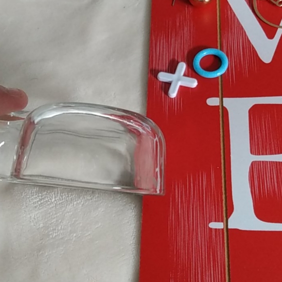 Novelty Gold Tone Love Hoops and Drop Dangle Orb Earrings - Picture 6 of 7